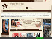 Tablet Screenshot of librairie-etoile-cavaillon.com